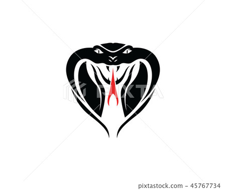 viper snake logo design element. 45767734