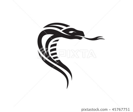 viper snake logo design element. 45767751