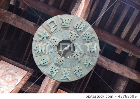 Zodiac Megumi (Senjokaku (Toyokuni Shrine Honden) / Itsukushima Shrine / Hatsukaichi City Hiroshima Prefecture Miyajima Town) Zodiac Megumi (Senjokaku (Toyokuni Shrine Honden) / Itsukushima Shrine / Hatsukaichi City Hiroshima Prefecture Miyajima Town) 45768599