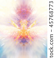 shamanic extatic vision theme with phoenic wings. 45768773
