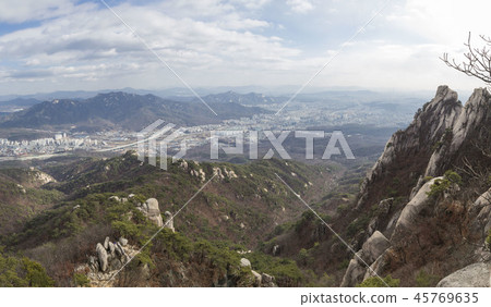 Dobongsan Fortress Ridge首爾韓國 Dobongsan Fortress Ridge首爾韓國 45769635