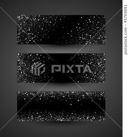 Silver glittering effect brochure design 45769991