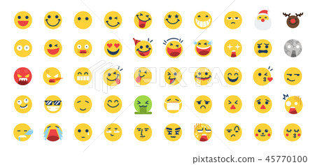 50 Emoji icons 45770100