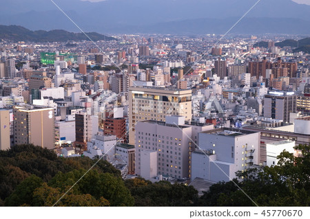 晚上松山市區(愛媛縣松山市) 晚上松山市區(愛媛縣松山市) 45770670