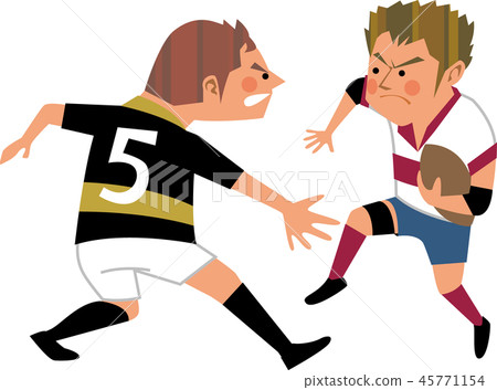 橄欖球攻擊和防守 橄欖球攻擊和防守 45771154