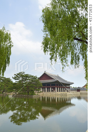 Gyeongbok Palace, Seoul, Korean Republic Gyeongbok Palace, Seoul, Korean Republic 45771653