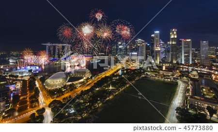 Singapore's annual National Day celebration 45773880