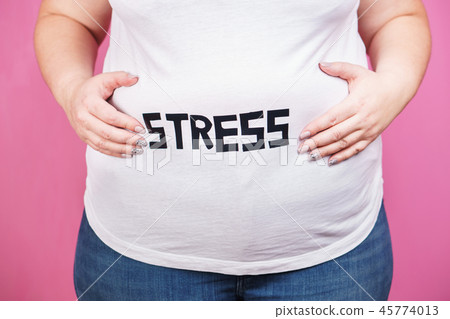 stress, bulimia, compulsive overeating, overweight 45774013