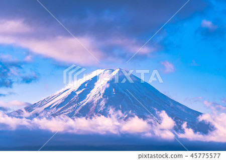 Mt. Fuji Crown Snow Morningburn 45775577