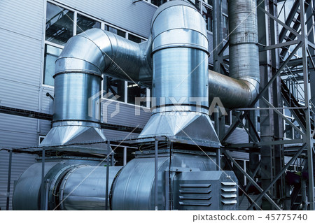 industrial, ventilation, outdoor, modern, fan, duct, metallic 45775740