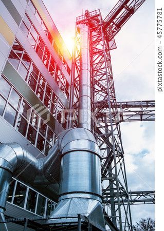 industrial, ventilation, outdoor, modern, fan, duct, metallic 45775781