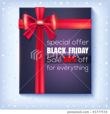 Black Friday Sale. Special offer 50 percent off 45777554