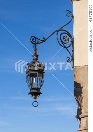 Vintage Ornamental Lamp in Krakow Vintage Ornamental Lamp in Krakow 45778193