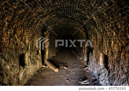 Spooky Corridor In Abandoned Building Spooky Corridor In Abandoned Building 45778195