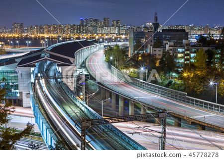 地鐵，地鐵，汽車站，東吉，首爾 45778278