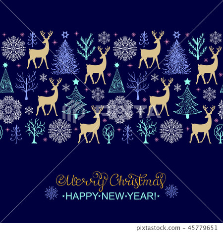 Christmas seamless pattern Christmas seamless pattern 45779651