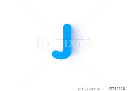 J letters in English on a white background. J letters in English on a white background. 45780618