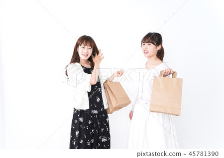 購物的女人 45781390