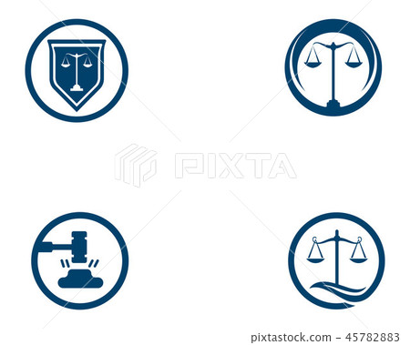 law Firm logo vector template 45782883