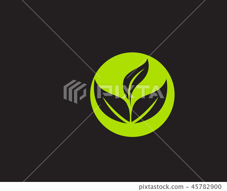 Logos green leaf ecology nature element Logos green leaf ecology nature element 45782900