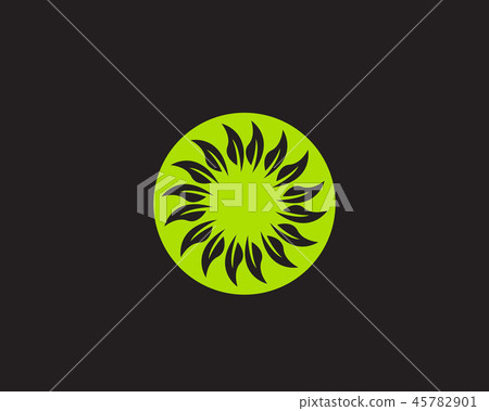 Logos green leaf ecology nature element Logos green leaf ecology nature element 45782901