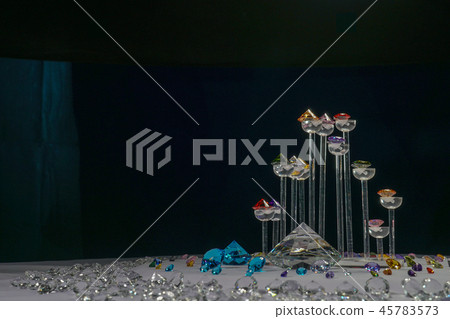 colorful diamonds on a standing display. 45783573