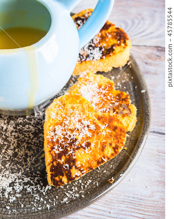 Pumpkin coconut heart shaped fritters Pumpkin coconut heart shaped fritters 45785544