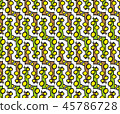 abstract doodle trunk pattern 45786728