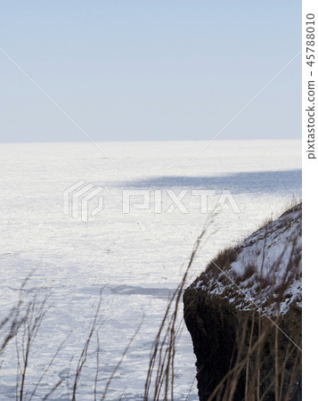 Frozen Sea of Okhotsk vertical composition Frozen Sea of Okhotsk vertical composition 45788010