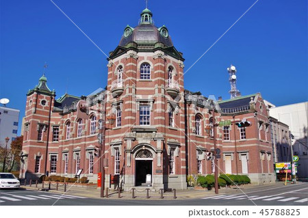 Bank of Iwate Red Brick Building Sky Back 45788825