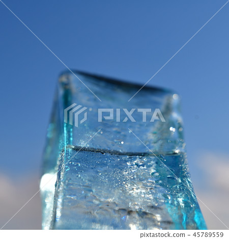 Light blue Ryukyu glass, sparkling in the light Light blue Ryukyu glass, sparkling in the light 45789559