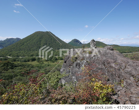 從群馬縣蘇蘇岩,榛名山,Haruna Kogen Yusuge路觀賞Haruna Fuji 從群馬縣蘇蘇岩,榛名山,Haruna Kogen Yusuge路觀賞Haruna Fuji 45790225