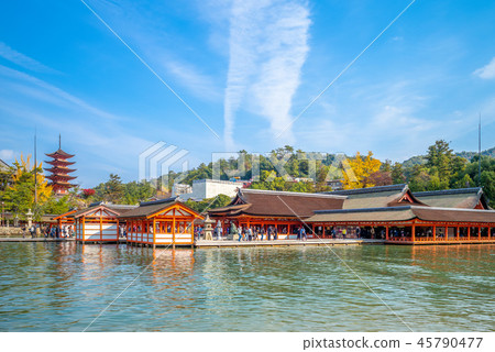 Itsukushima Shrine in  Miyajima island, Hiroshima 45790477
