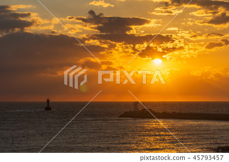 Beach, Sunset, Taean-gun, Chungnam Beach, Sunset, Taean-gun, Chungnam 45793457