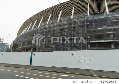 新國家體育場正在建設中 新國家體育場正在建設中 45793684