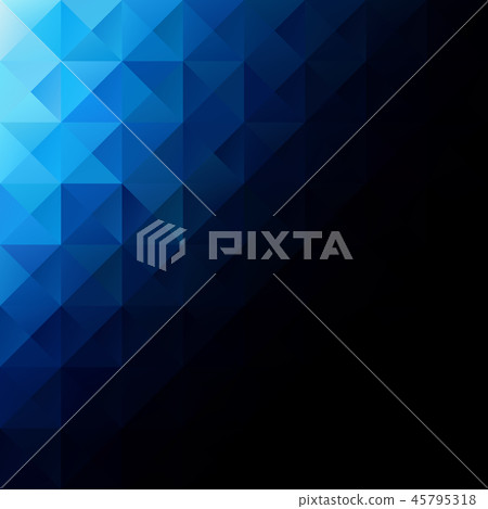 Blue Grid Mosaic Background  45795318