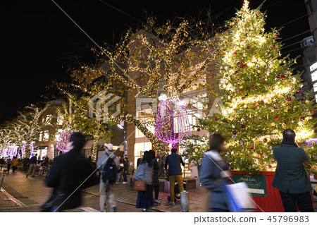 Tokyo cityscape in Japan You can see the cityscape such as Jiyugaoka South Exit Green Road 45796983