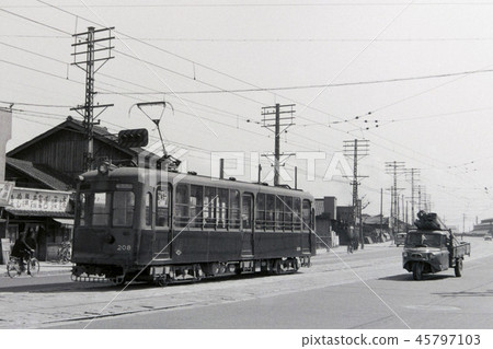懷舊昭和阪神鐵軌國道線景觀 45797103