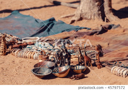 traditional souvenirs from himba peoples, Africa traditional souvenirs from himba peoples, Africa 45797572