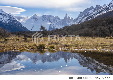 Cerro Torre mountain at Los Glaciares National Park in Argentina Cerro Torre mountain at Los Glaciares National Park in Argentina 45797667