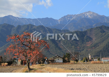 Late autumn at the foot of the Northern Alps Late autumn at the foot of the Northern Alps 45799629