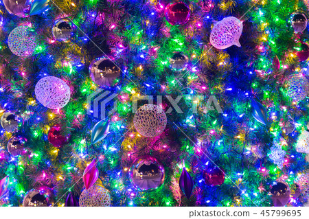 Christmas tree and cityscape Christmas image 45799695