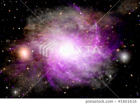 galaxy in a free space 45801616