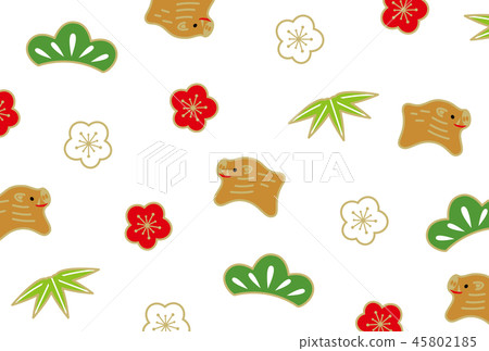 New year's card 2019 45802185