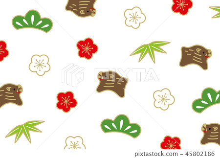 New year's card 2019 New year's card 2019 45802186