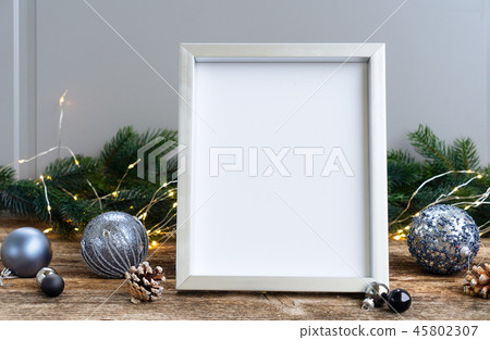 Elegant gray christmas Elegant gray christmas 45802307