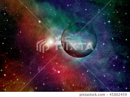 galaxy in a free space 45802459