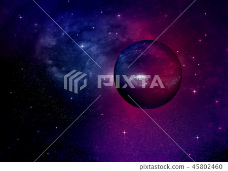 galaxy in a free space 45802460