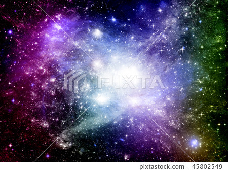 galaxy in a free space 45802549