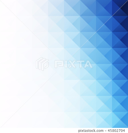 Blue Grid Mosaic Background  45802704